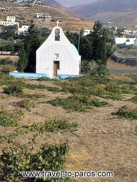 CHURCH AT PARASPOROS BEACH - A picturesque chapel that is found near to Parasporos beach.