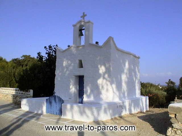 PAROS CHURCH - During your walk to Parikia, you'll see a lot of small churches.