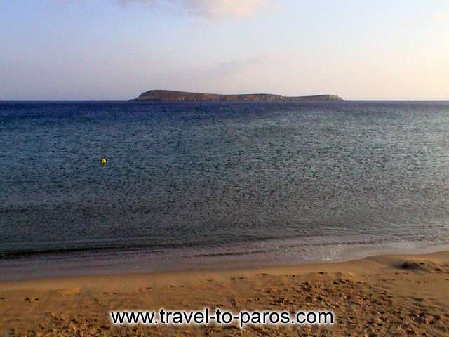 GOLDEN BEACH - Admire the Aegean Sea as seems from the beach of Chryssi Akti.