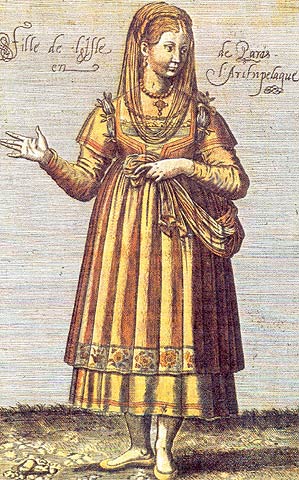 FOLKLORE COLLECTION OF NAOUSSA - PAROS - Tradinional costume of Paros.